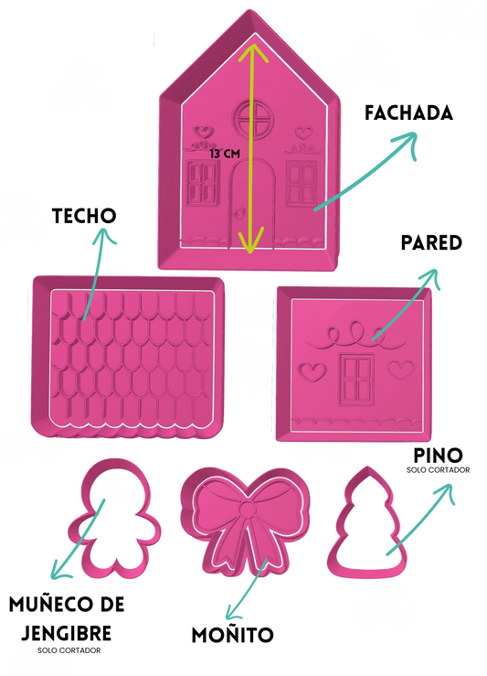 Set de casa de Jengibre Coquete