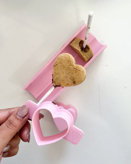 Base cake pop de corazón