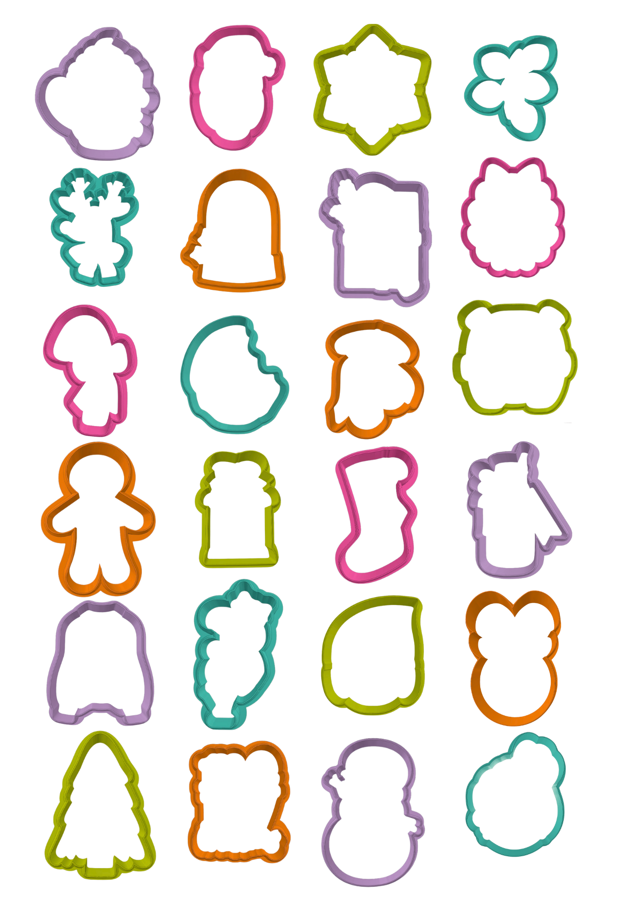 Calendario Navideño 24 pz