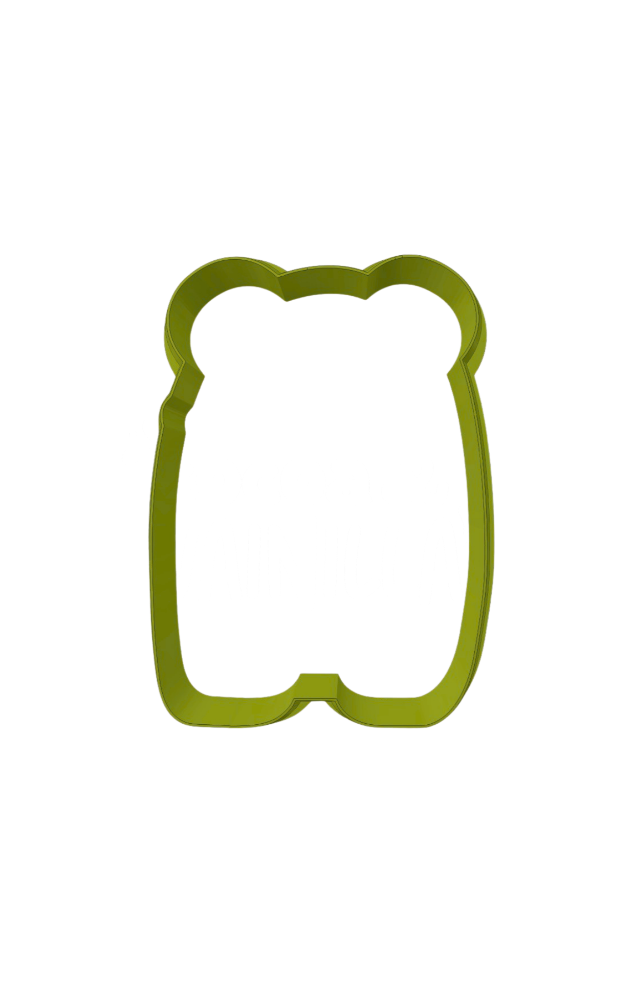 Oso letra "O"