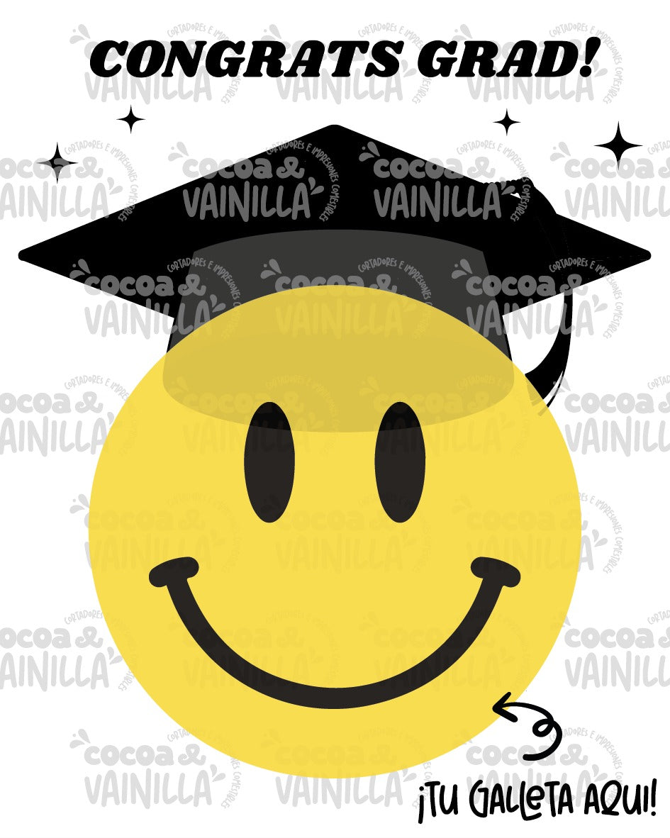 Cookie Card Congrats Grad