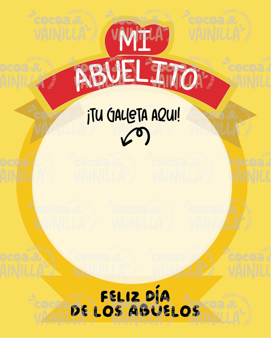 Cookie Card Mi Abuelito