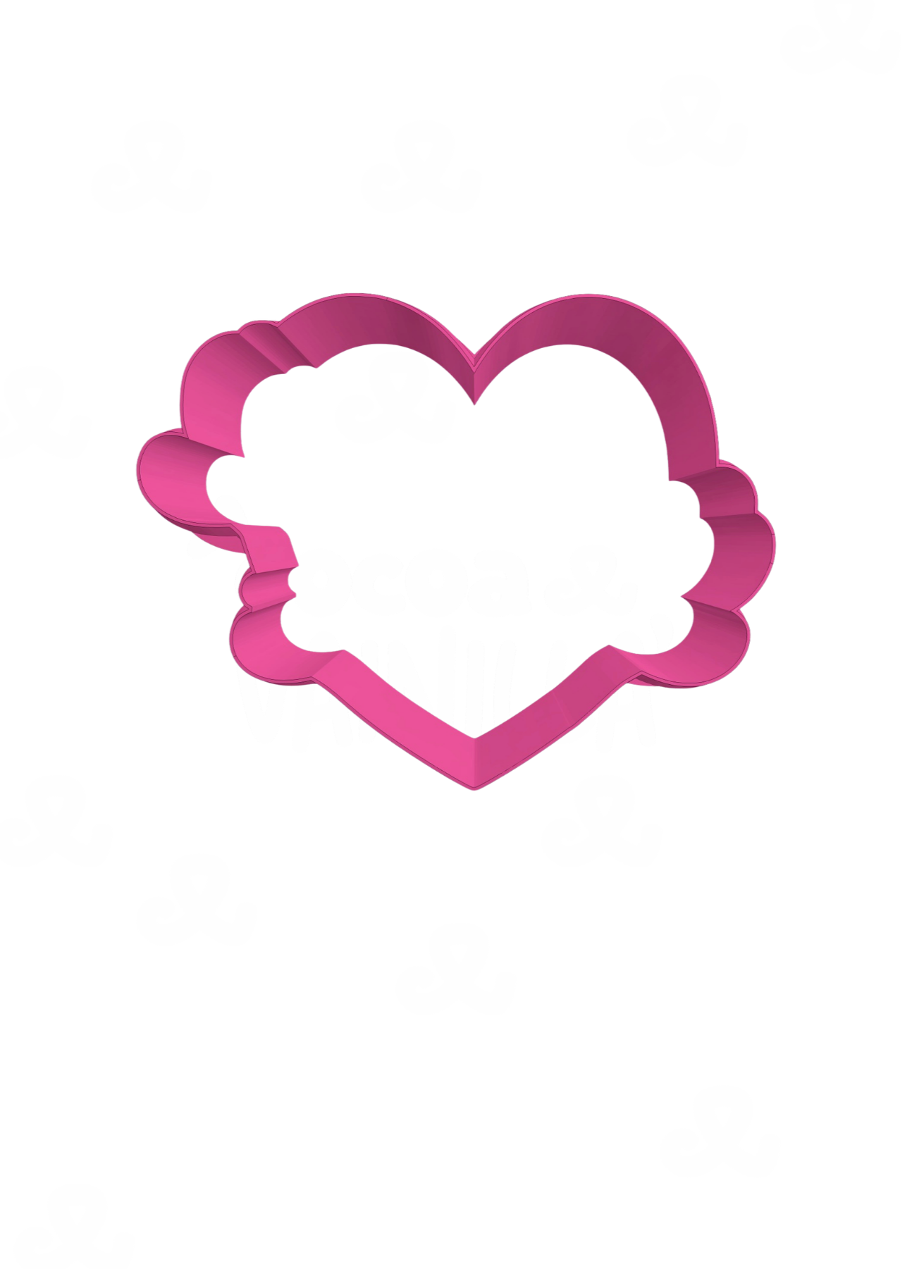 Corazon Con Flores Mom