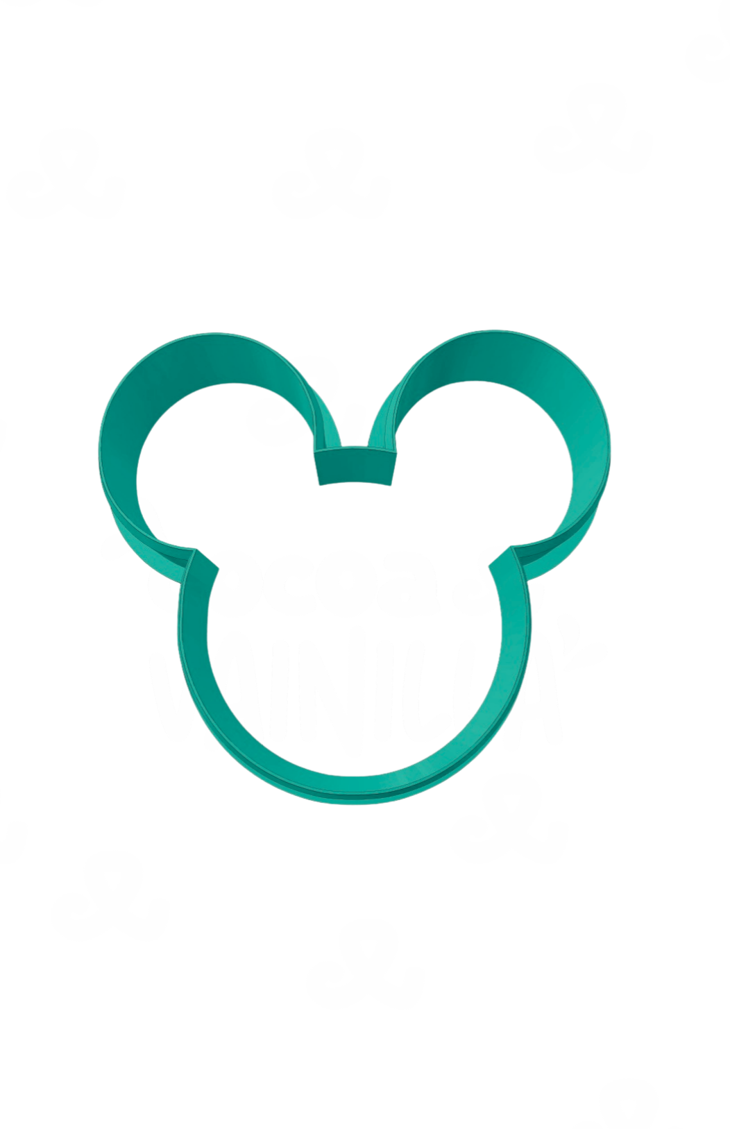 Silueta Cara de Mickey Mouse