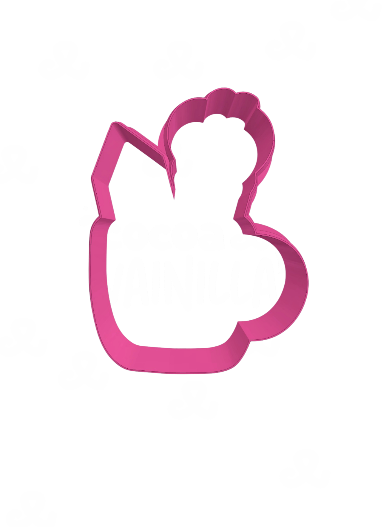 Taza Con Lápiz y Manzana