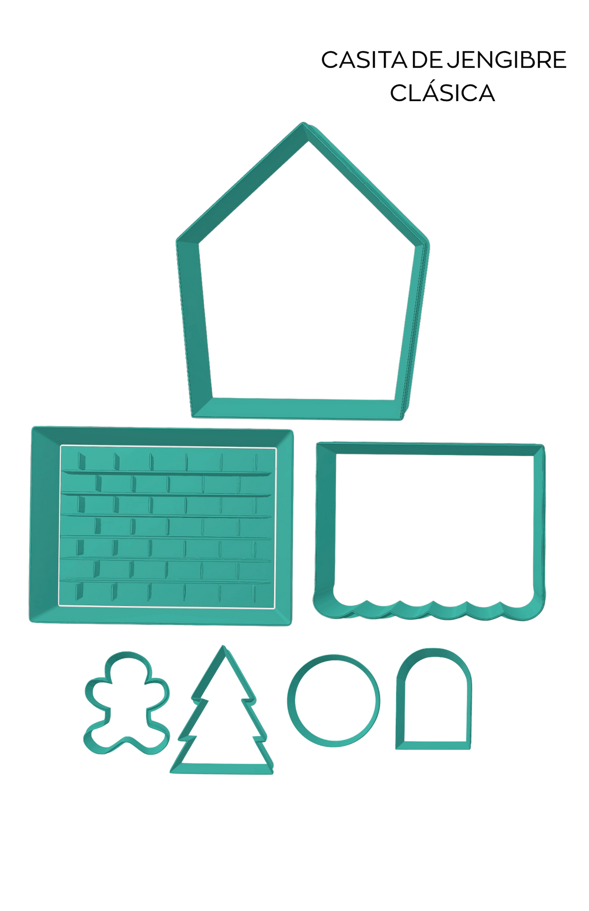 Set de casa de Jengibre Clasica
