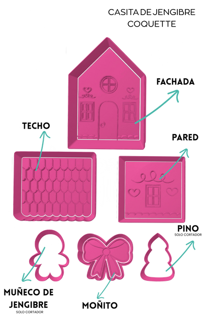 Set de casa de Jengibre Coquete