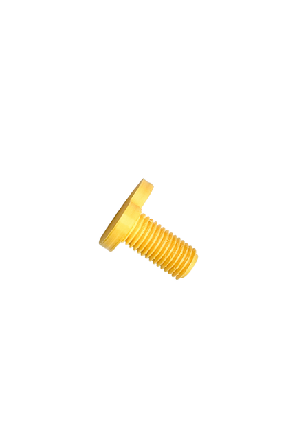 Tornillo en forma de corazón para rodillo metálico