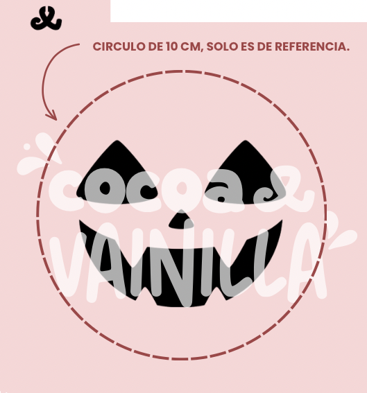 Stencil de calabaza de Halloween