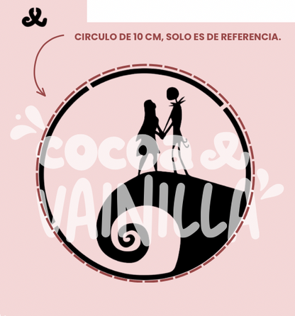 Stencil de Jack y Sally
