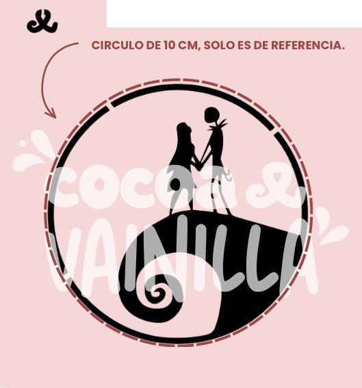 Stencil de Jack y Sally