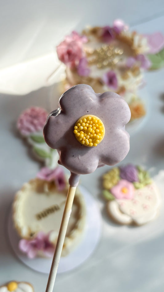 Base cake pop de flor