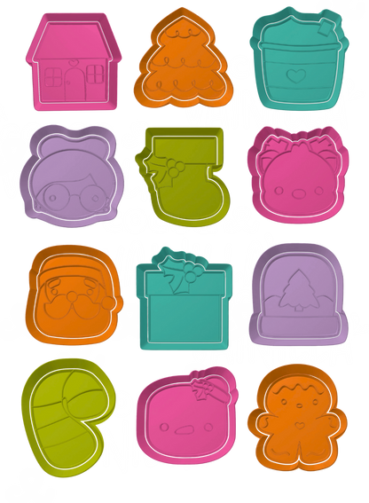 Calendario Navideño 12 pz