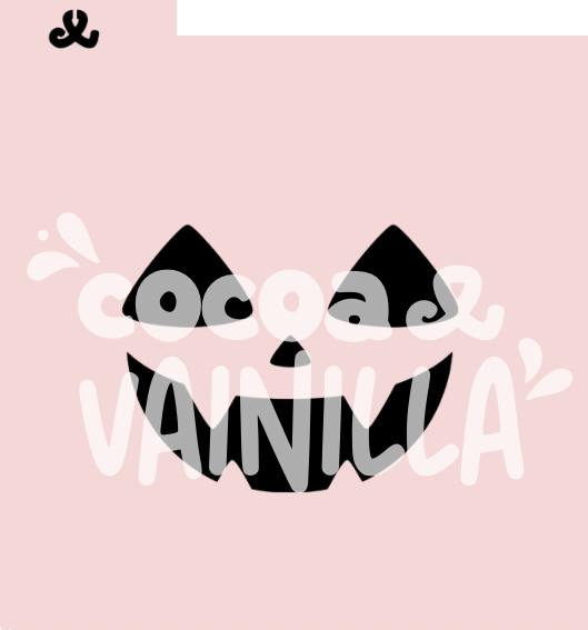 Stencil de calabaza de Halloween