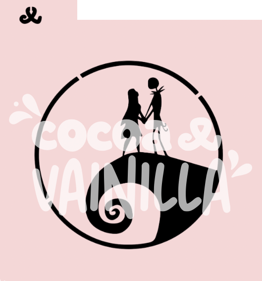 Stencil de Jack y Sally