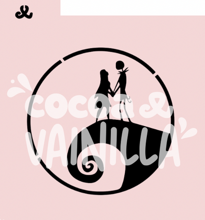 Stencil de Jack y Sally