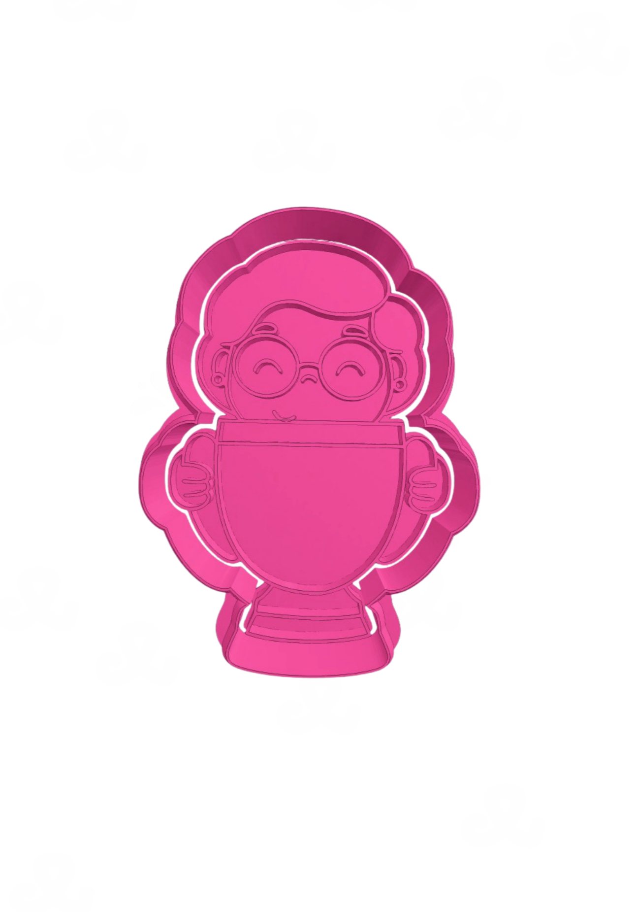 Abuelita con trofeo