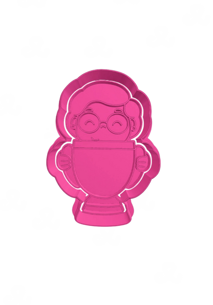 Abuelita con trofeo