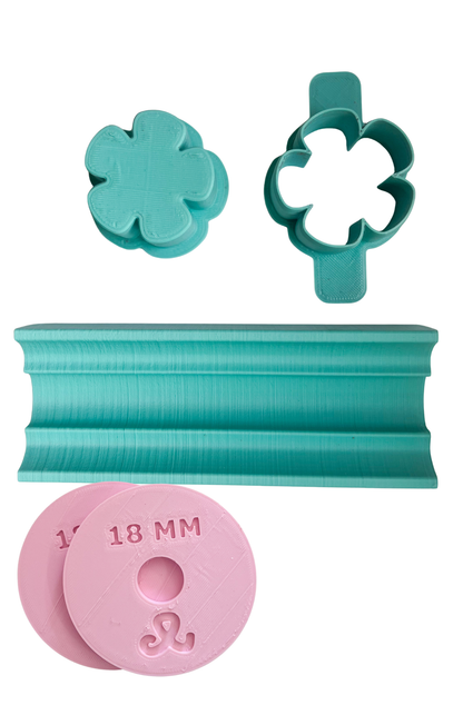 Set cake pops de flor completo