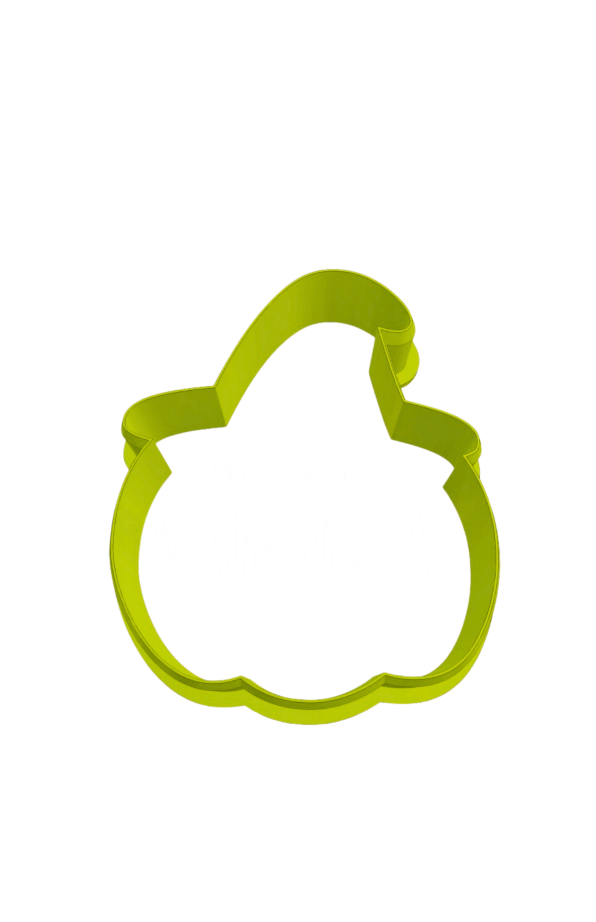 Calabaza con gorrito de brujita