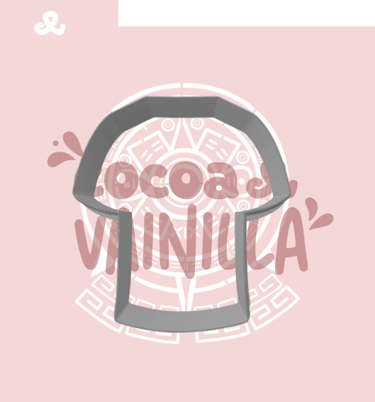 Stencil estampado playera de México