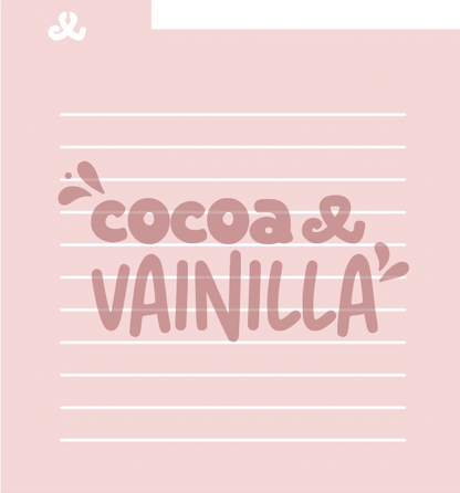 Stencil set hoja de cuaderno