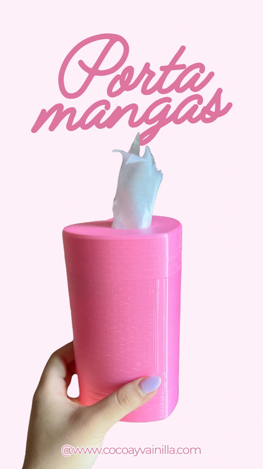 Porta mangas en forma de corazón
