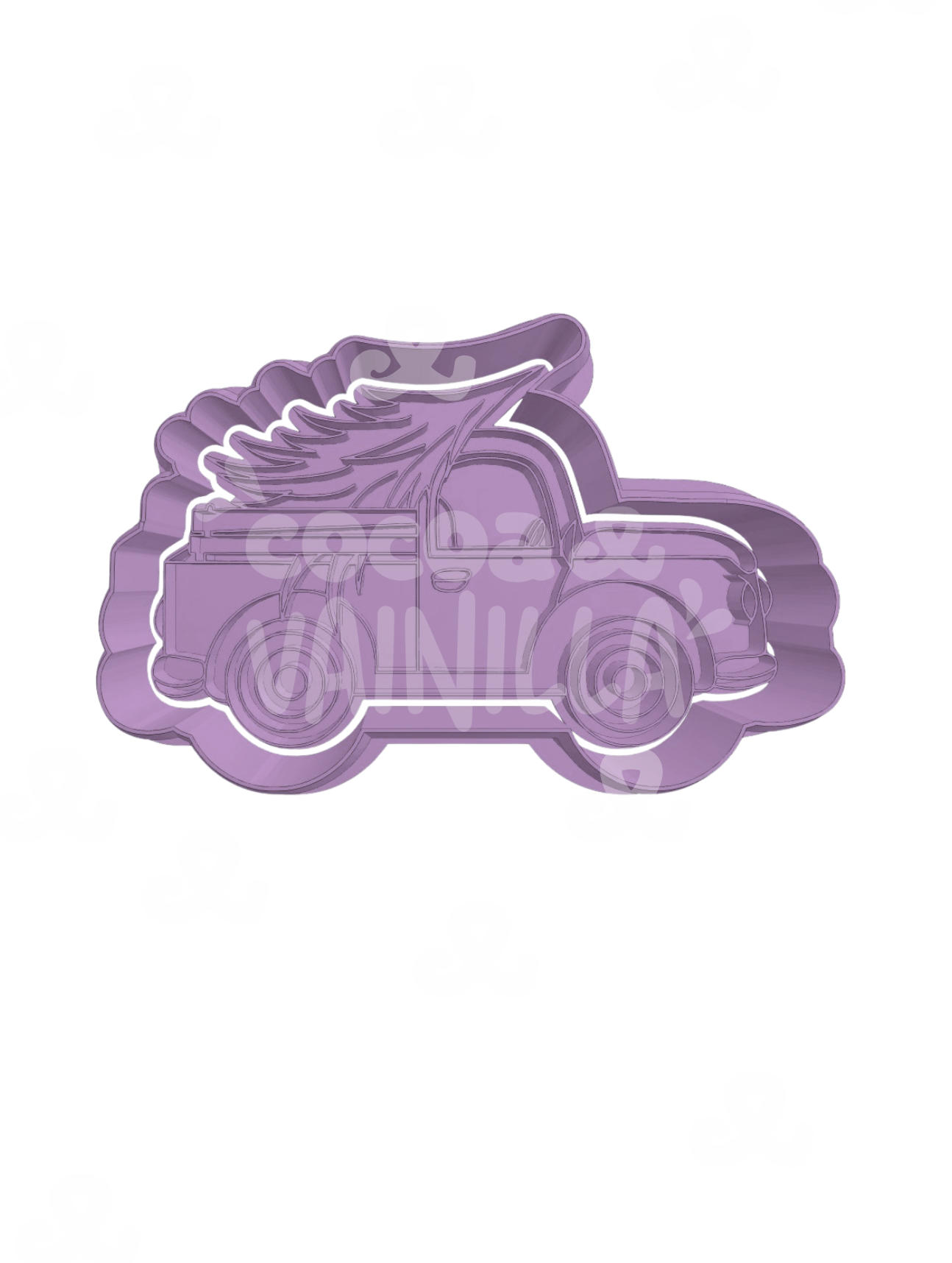 Carro con Árbol Navideño