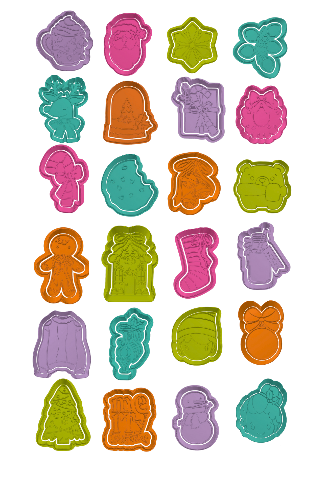 Calendario Navideño 24 pz