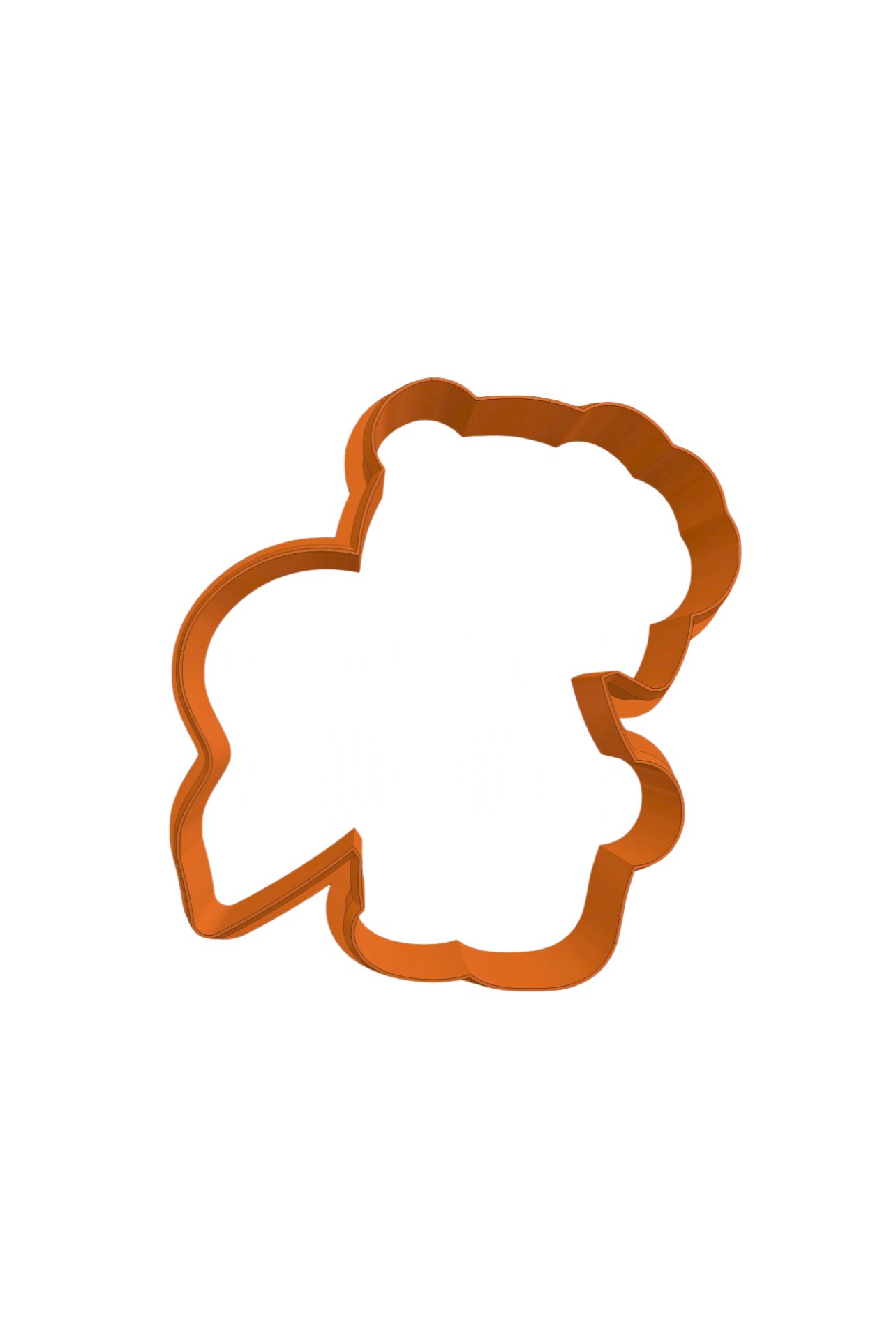 Osita corazón partido