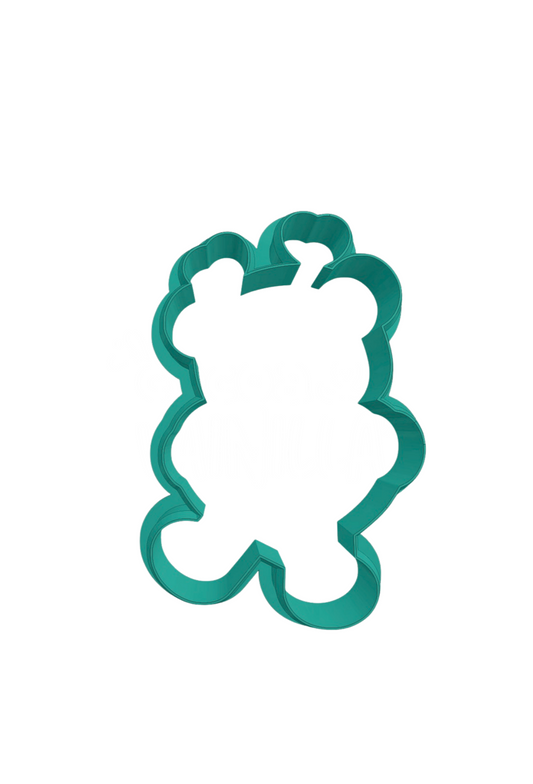 Oso con antenas de corazón