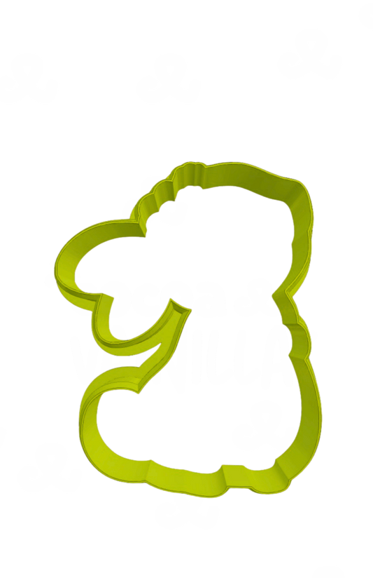 Conejita con flores