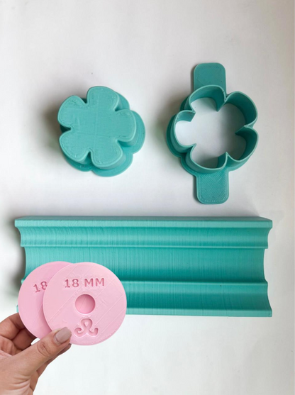 Set cake pops de flor completo
