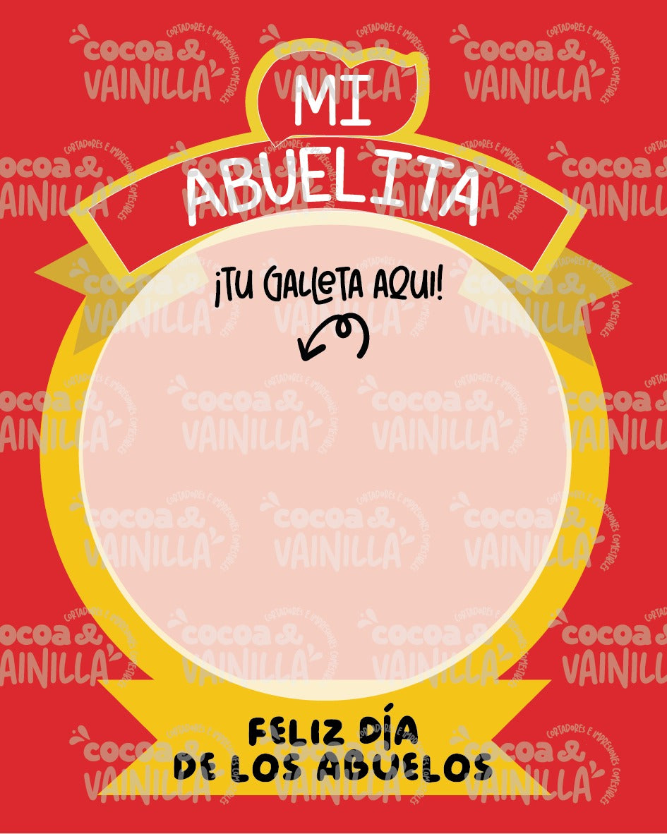 Cookie Card Mi Abuelita