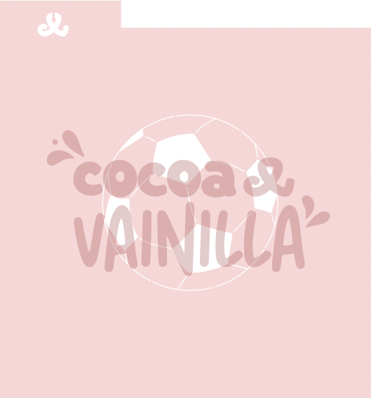 Stencil Balon de Futbol
