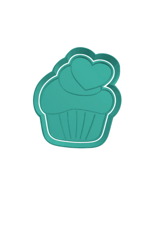 Cupcake Corazon A