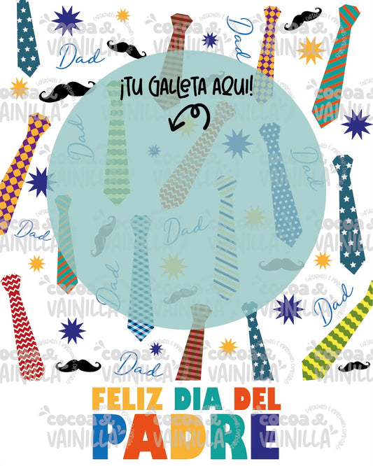 Cookie Card Feliz dia del Padre