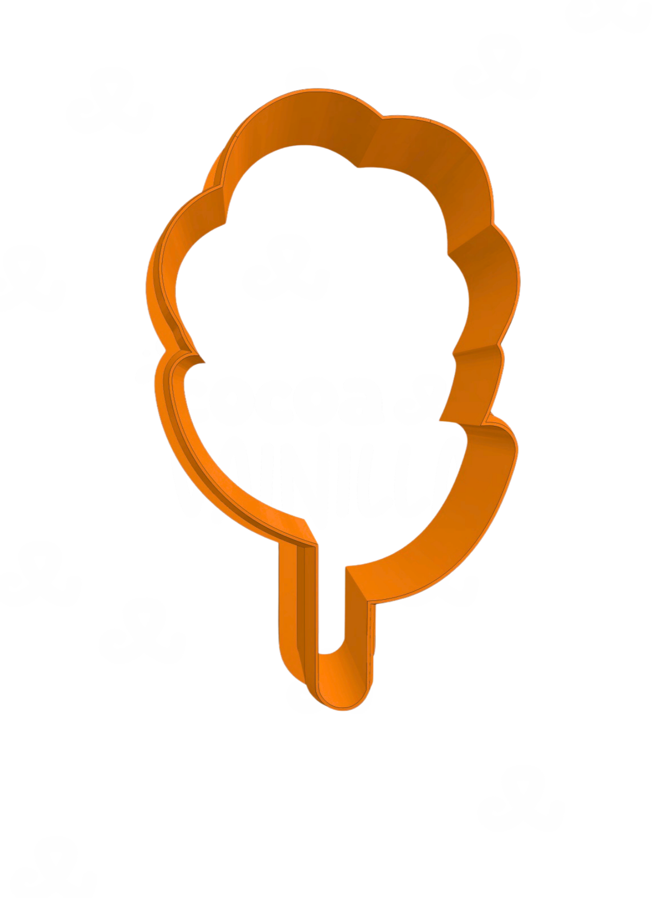 Flor Irregular Con Tallo A