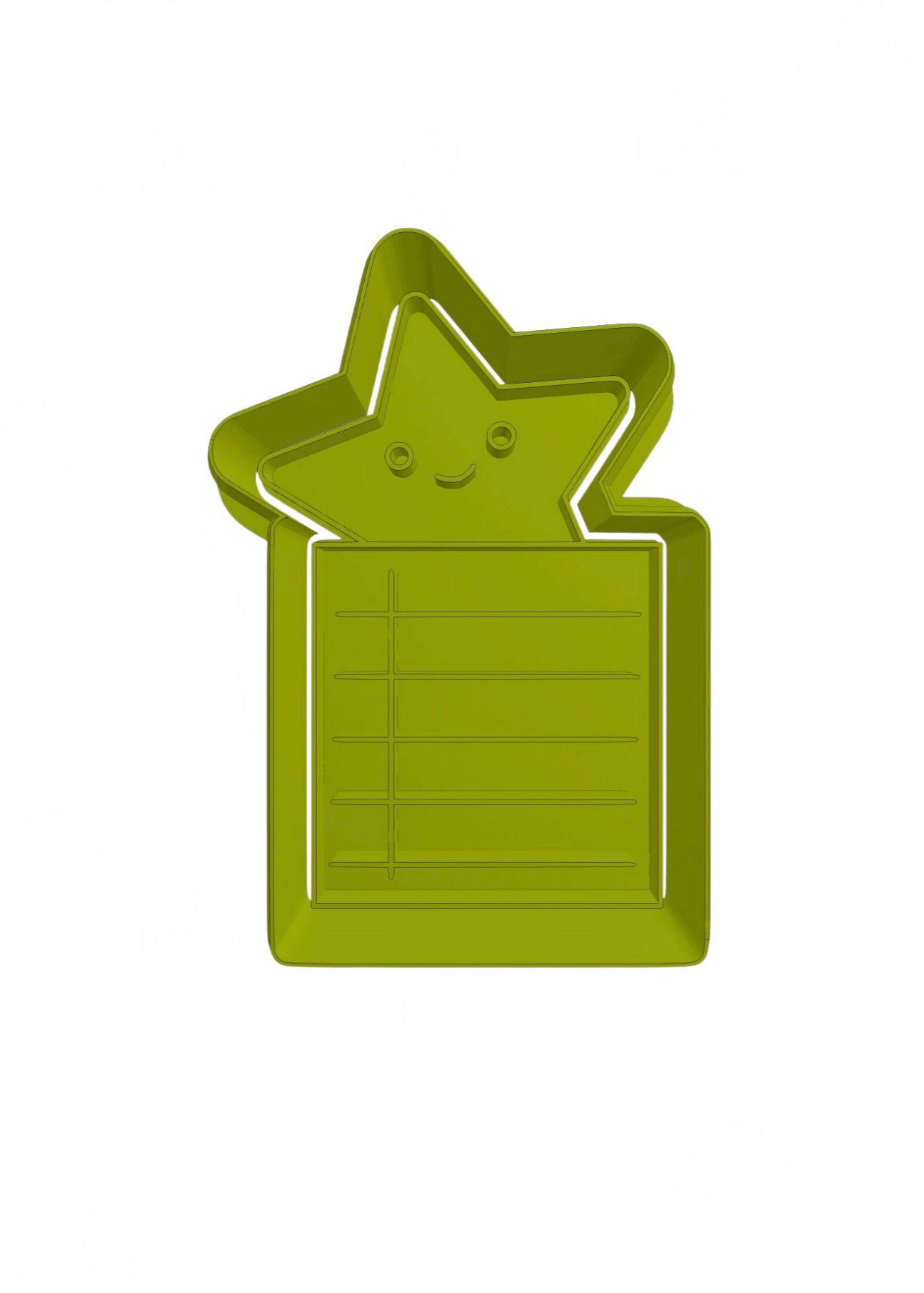 Hoja de Cuaderno Con Estrella