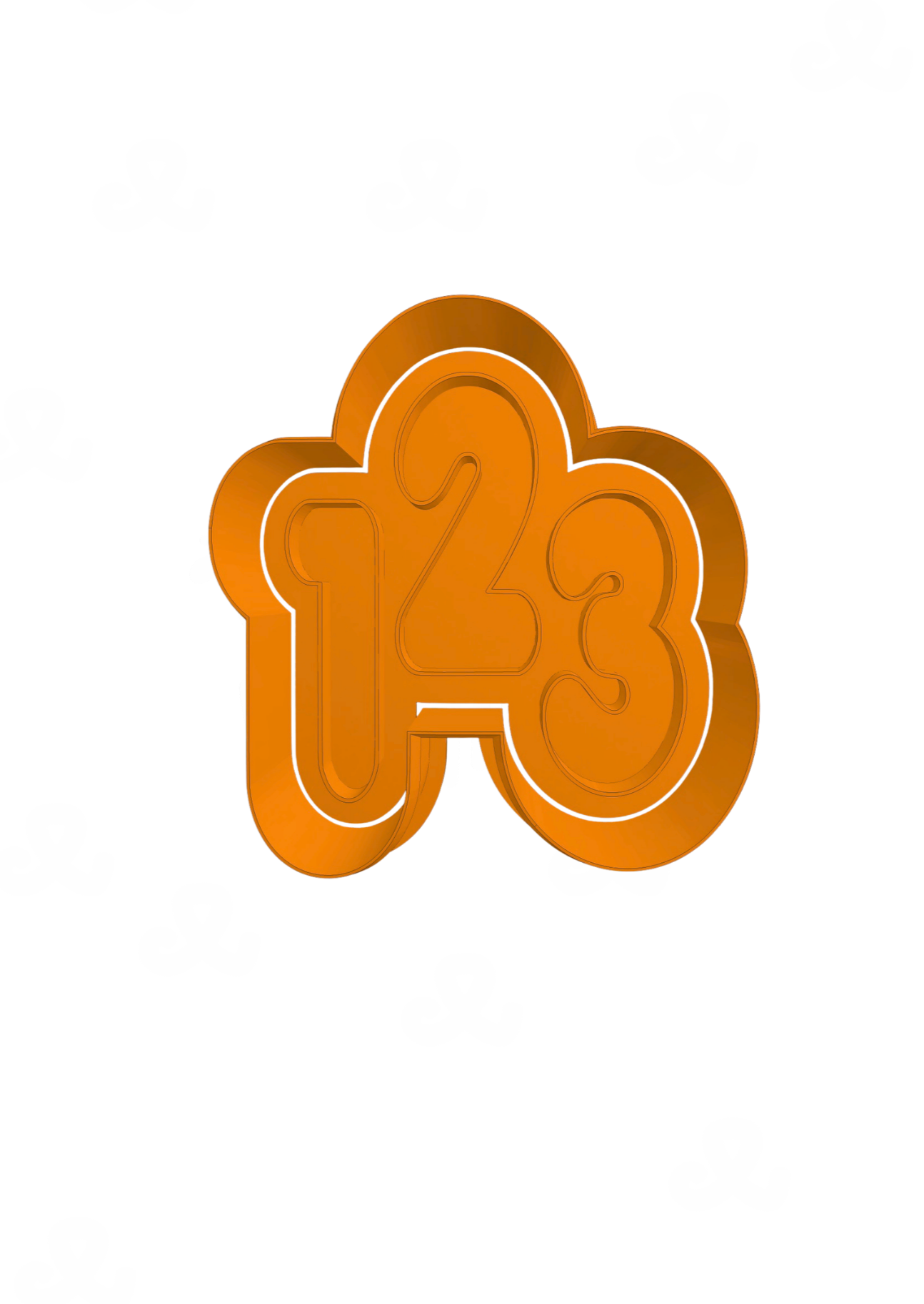 Letrero 123