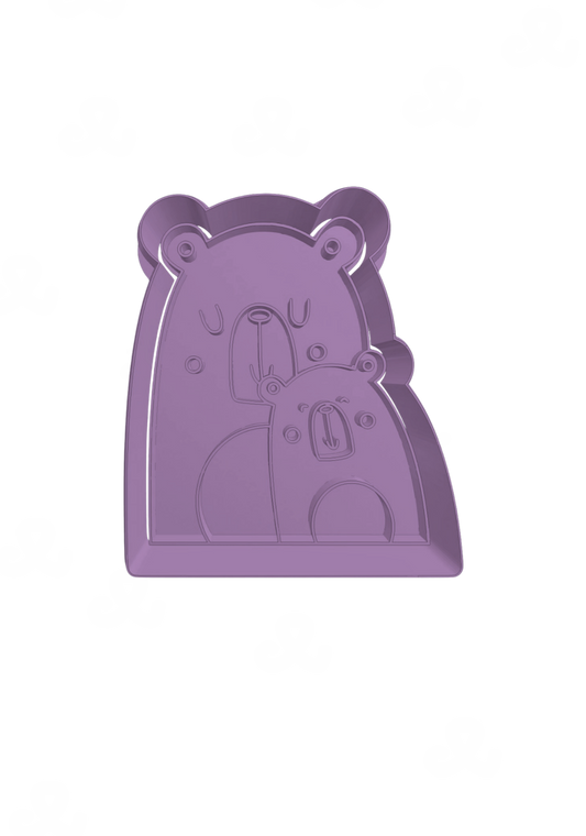 Mamá y Bebe Oso A
