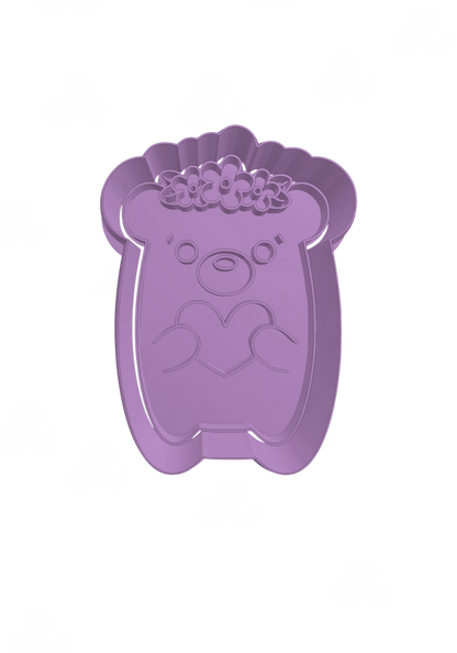 Oso Con Diadema de Flores