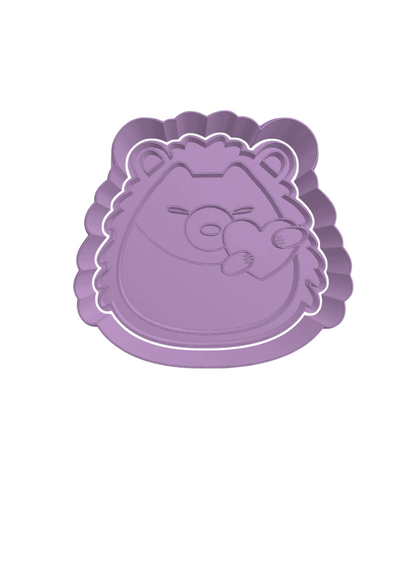 Puercoespín corazon