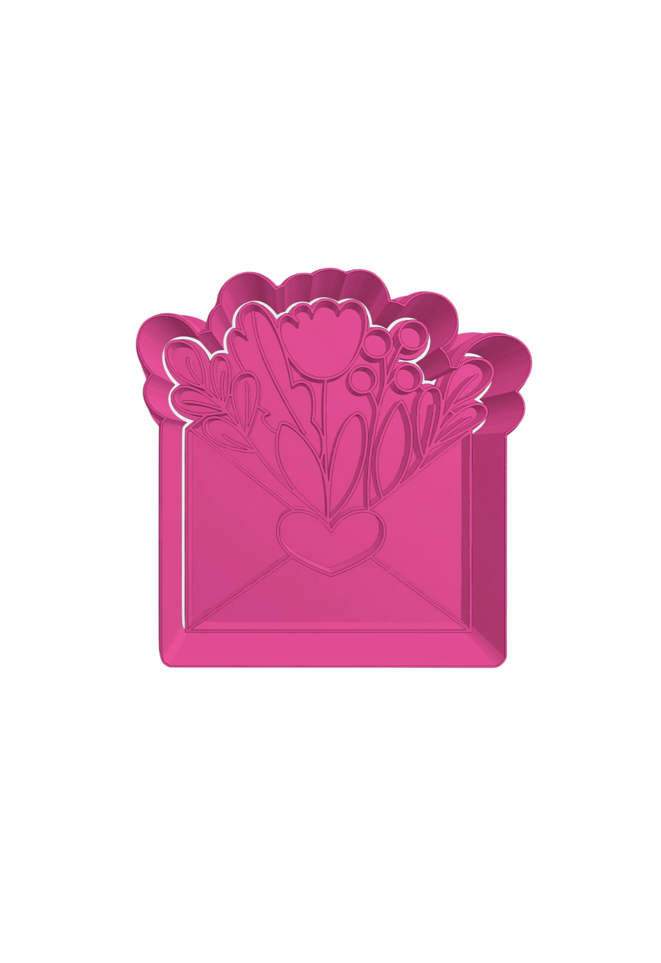 Sobre con flores