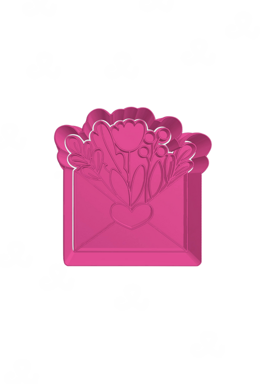 Sobre con flores