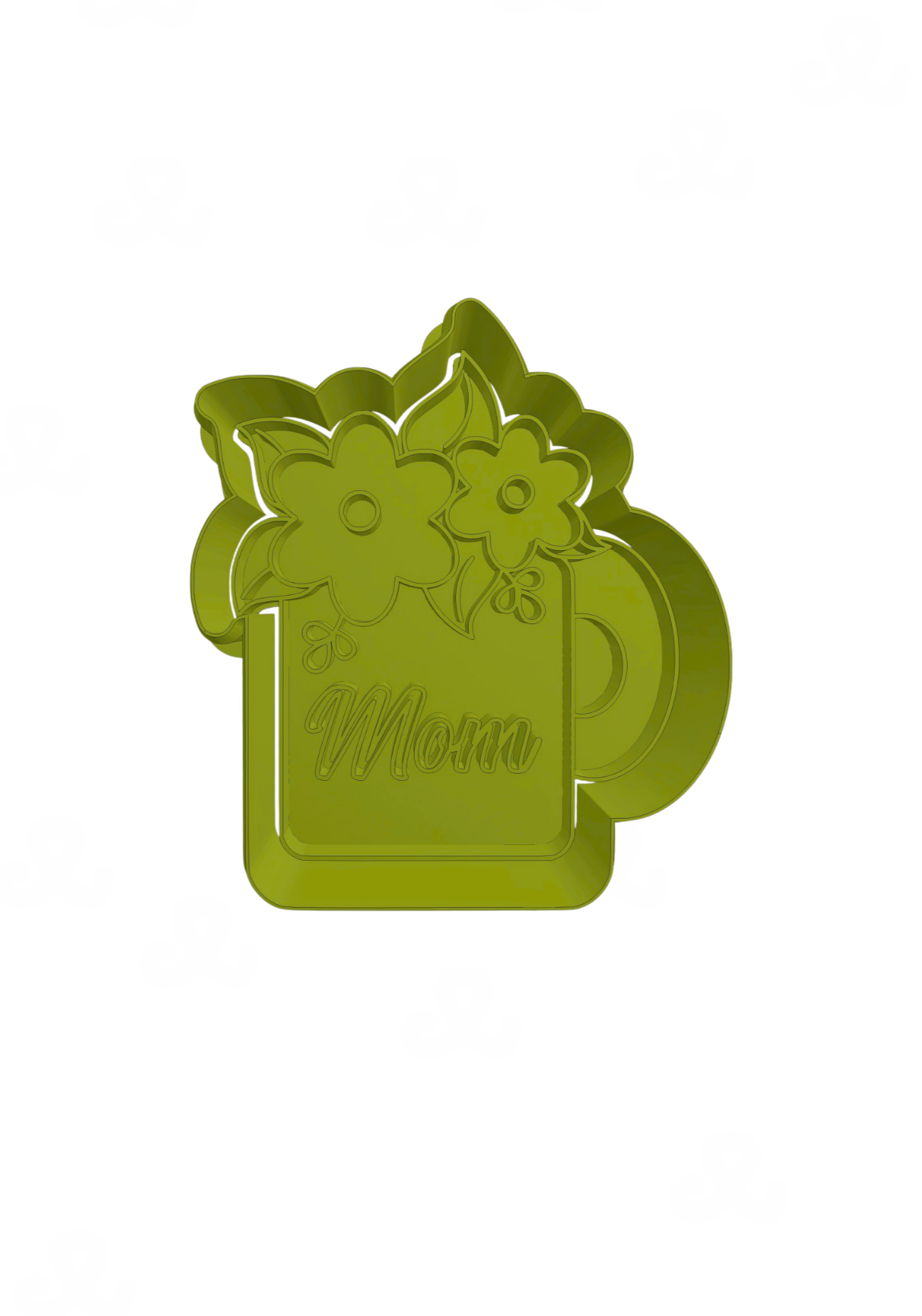 Taza con flores 1