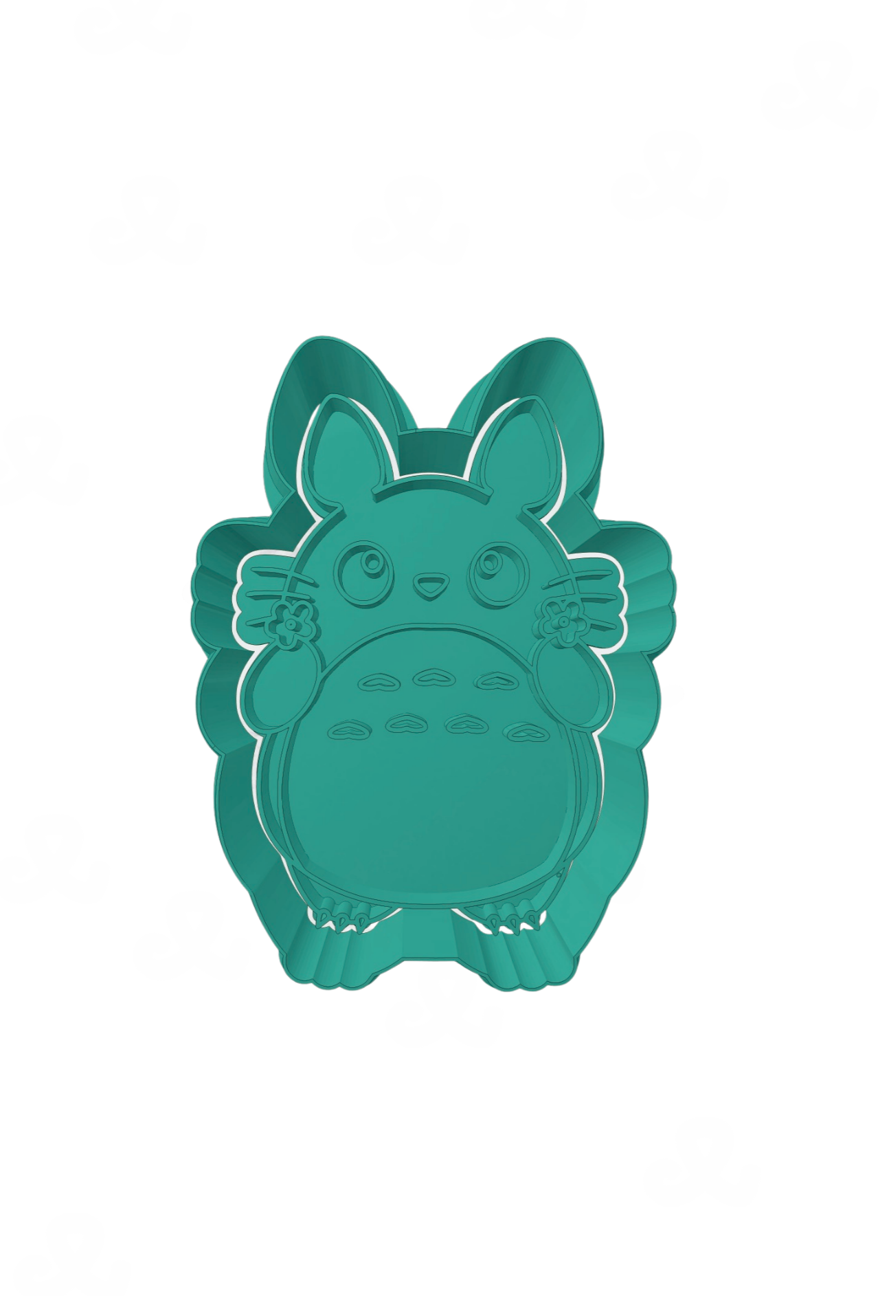 Totoro Con Florecitas